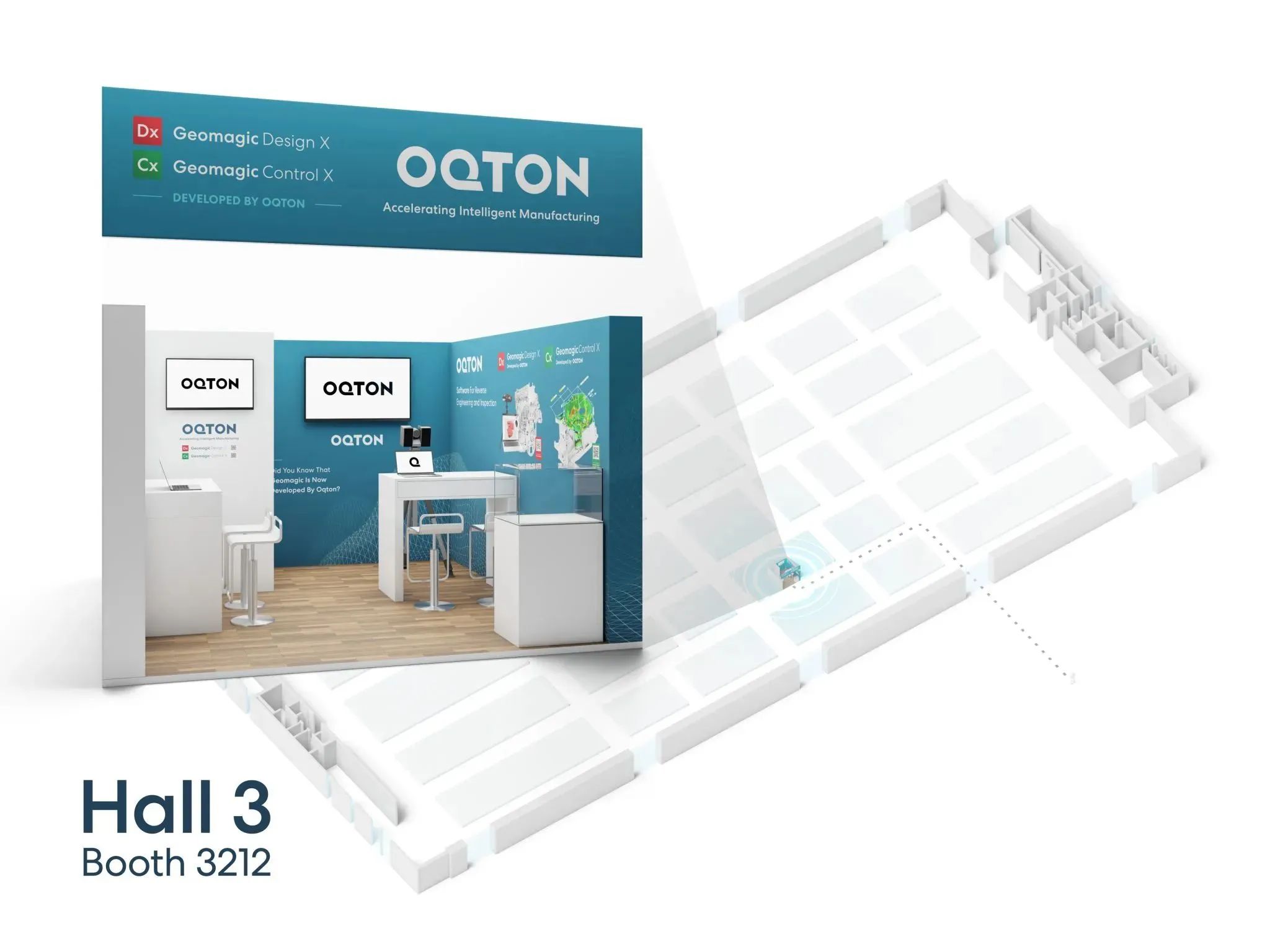 Oqton 参展 Control 2023 国际质量保证贸易展览会，展示逆向工程与三维检测的力量