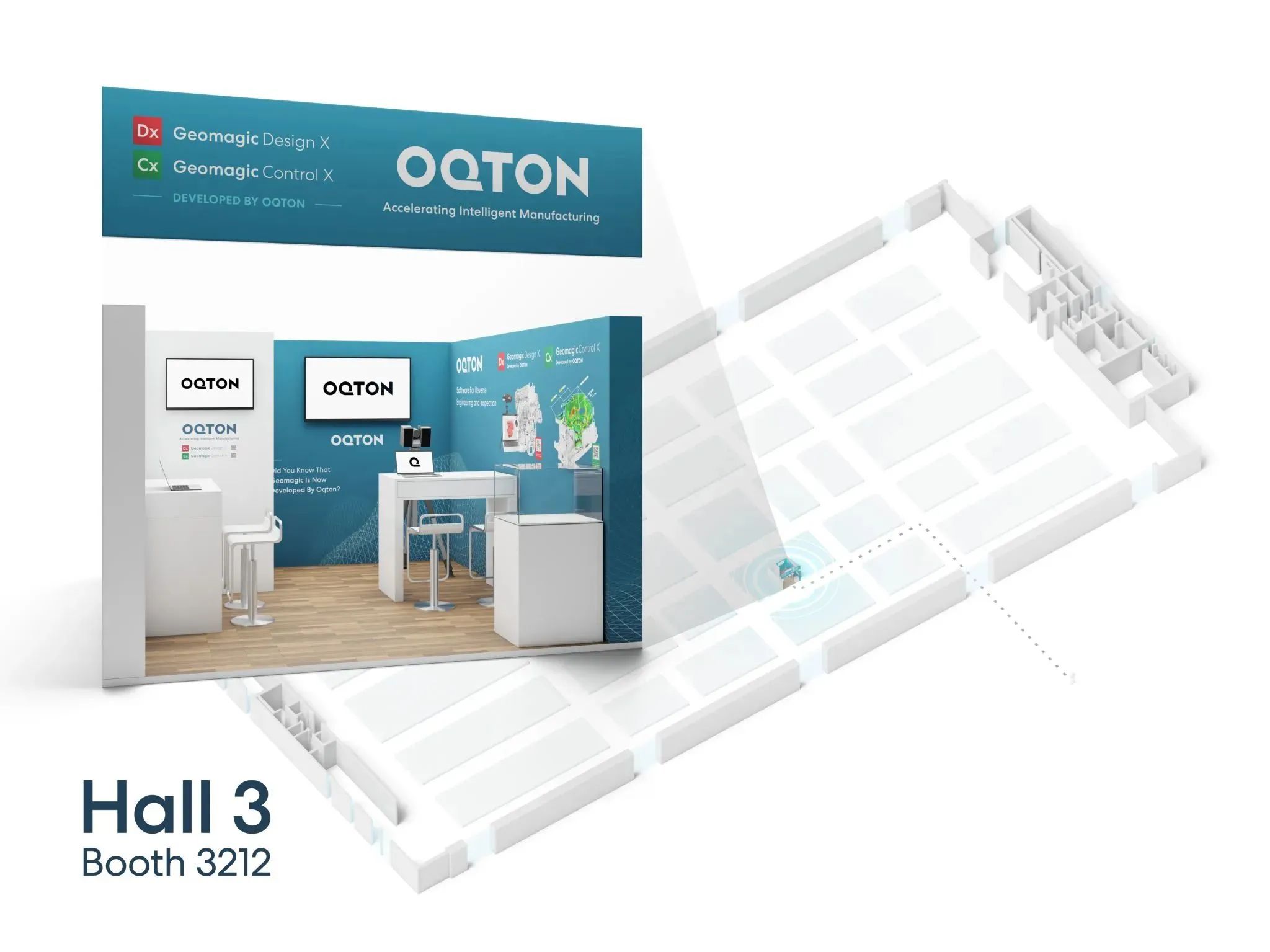 Oqton 参展 Control 2023 国际质量保证贸易展览会,展示逆向工程与三维检测的力量